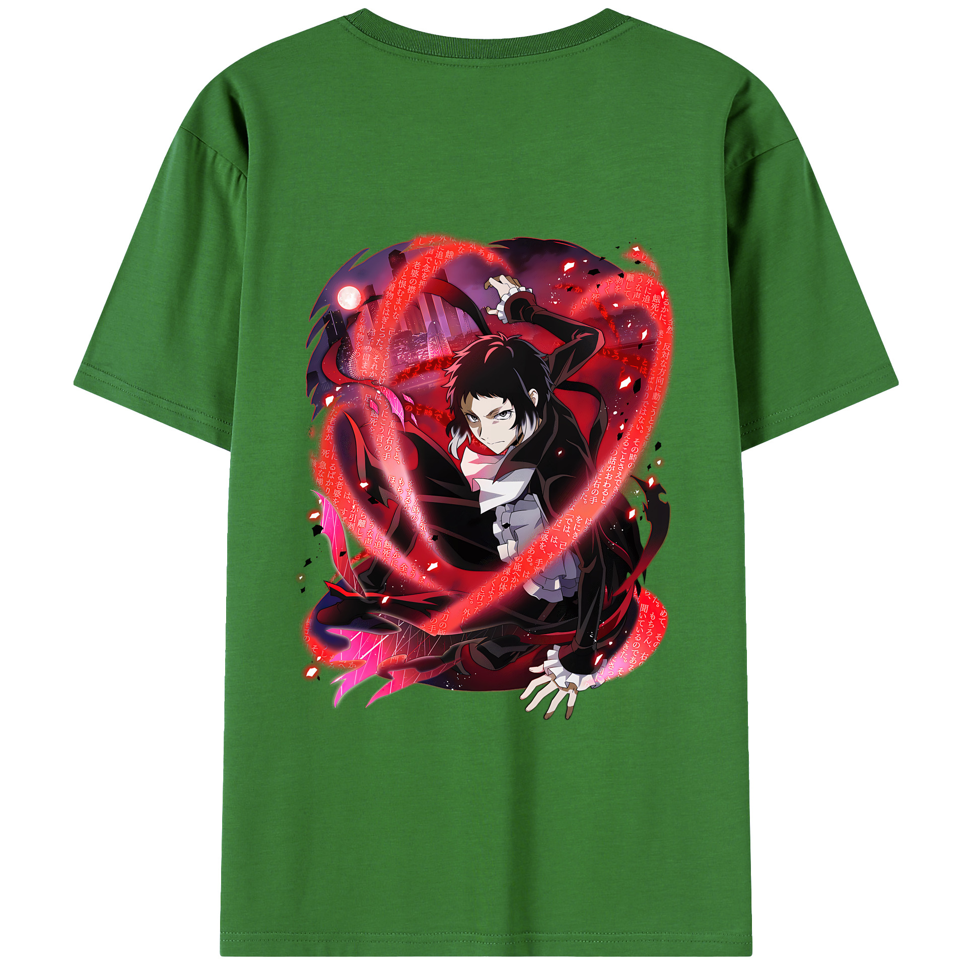 （画像用） 文豪ストレイドッグス Bungo Stray Dogs レディース半袖Tシャツ(バックプリント)